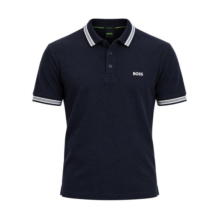 BOSS Paddy Piqué Polo Shirt Dark Blue