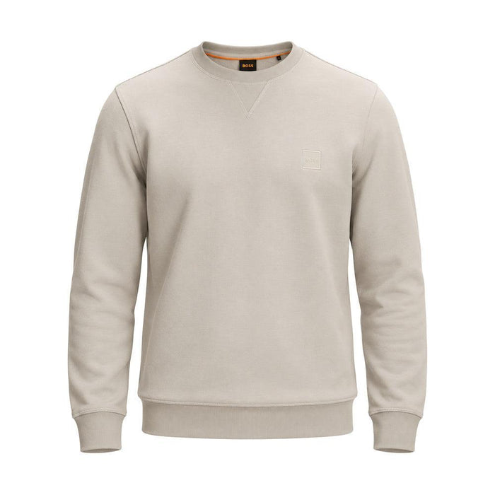 BOSS Reg Fit Westart Sweatshirt Light Grey