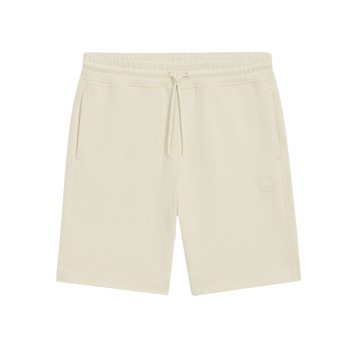 BOSS Regular Fit Sewalk Sweat Shorts Open Yellow