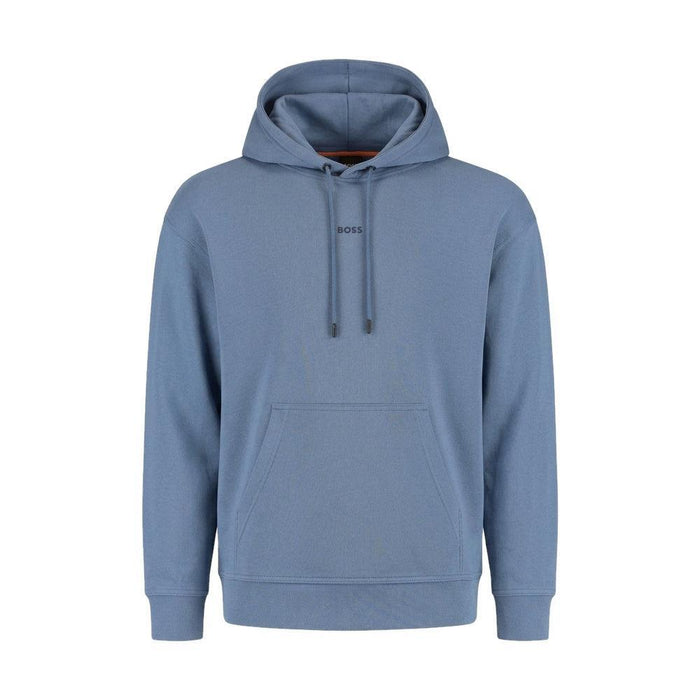BOSS WeSmall Logo Hoodie Open Blue