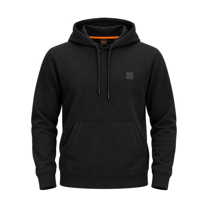 BOSS Wetalk Logo Patch Hoodie Black