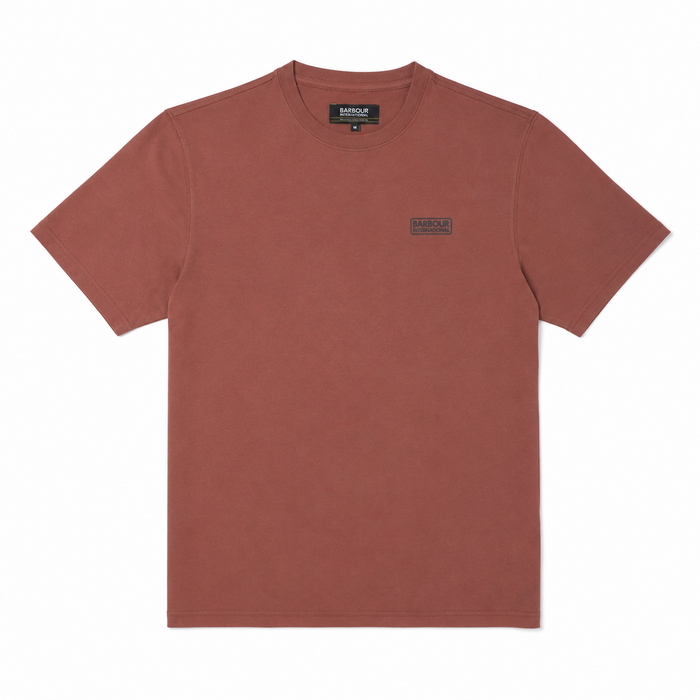 Barbour International Small Logo T-Shirt Burnt Henna