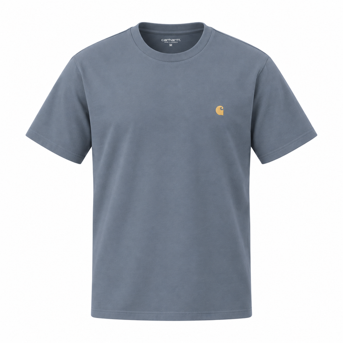 Carhartt WIP S/S Chase T-Shirt Icesheet/Gold