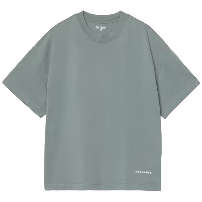 Carhartt WIP S/S Link Script T-Shirt Velvet Green/White