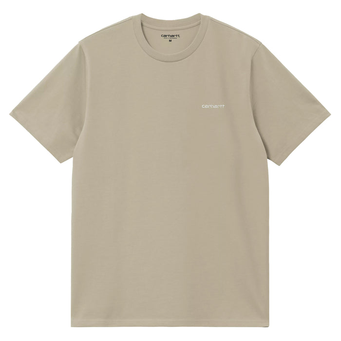 Carhartt WIP Script Embroidery T-Shirt Barchan/White