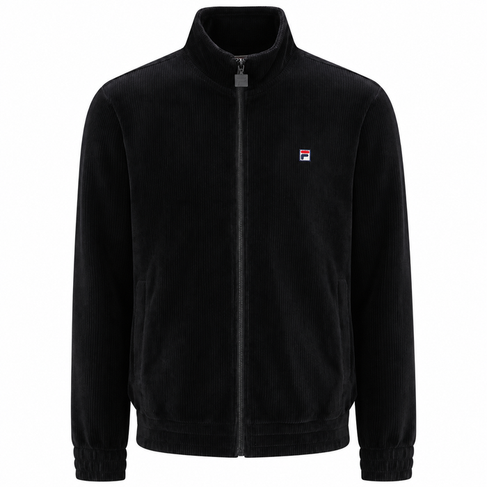 Fila Walter Corduroy Track Top Jacket Black