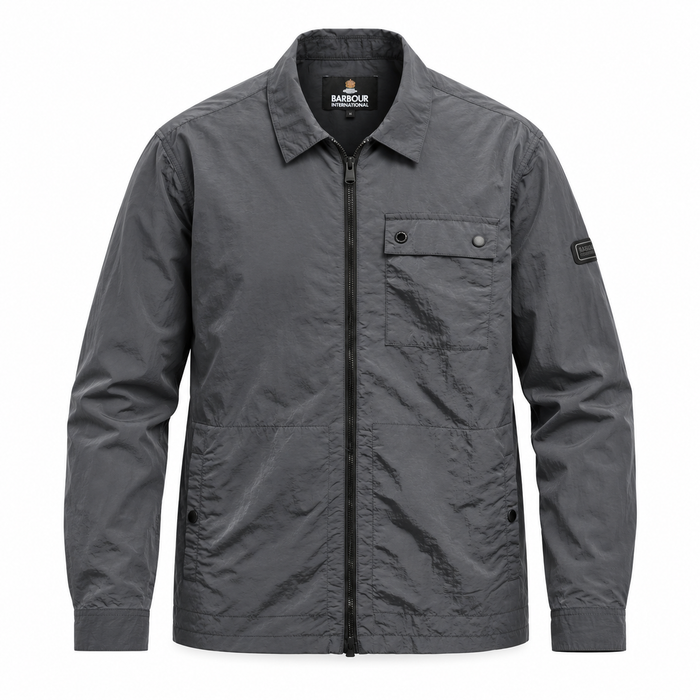 Barbour International Inline Overshirt Asphalt