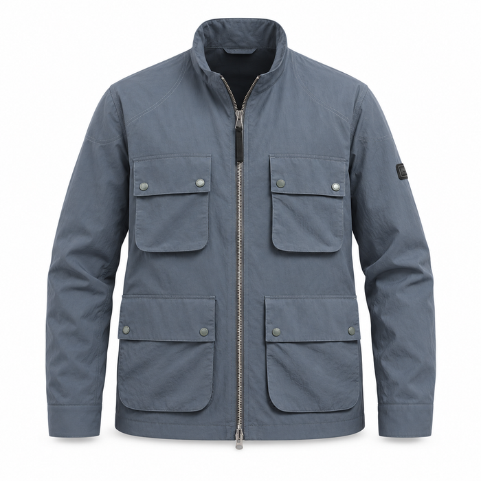 Barbour International Course Showerproof Jacket Washed Charcoal