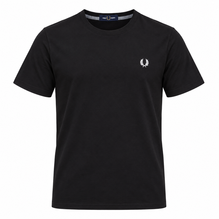 Fred Perry Crew Neck T-Shirt Black