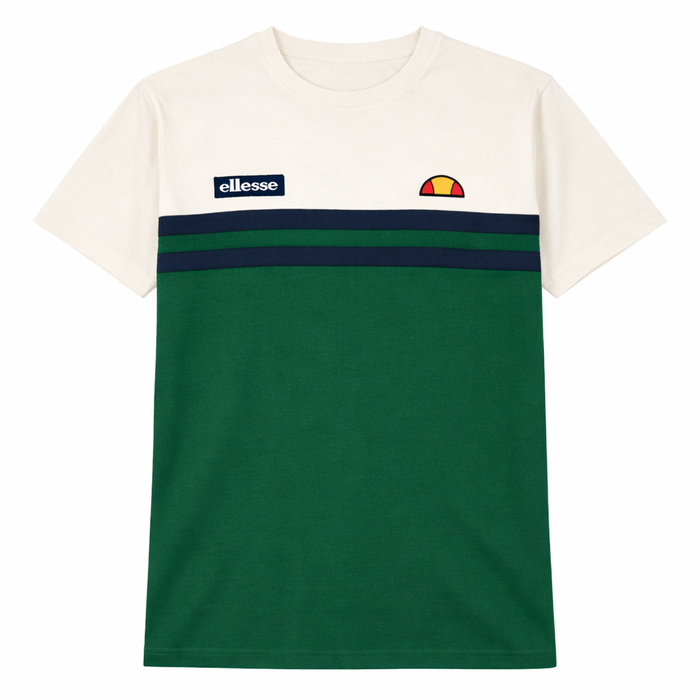 Ellesse Venire T-Shirt Off White/Dark Green