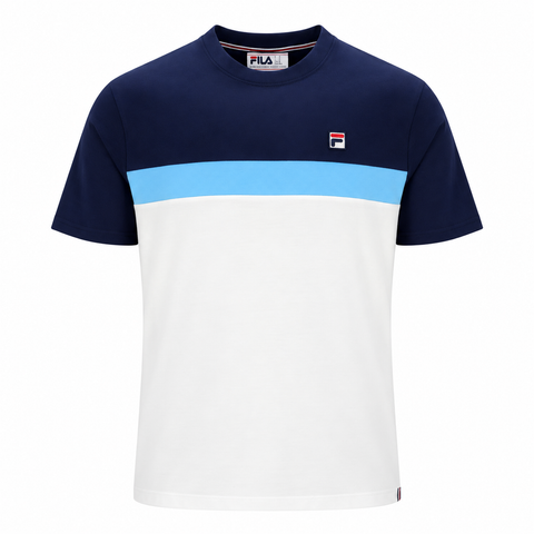 Fila Jakub T-Shirt Fila Navy/Azure Blue/Gardenia