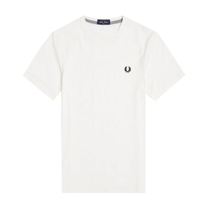 Fred Perry Crew Neck T-Shirt Snow White/Black