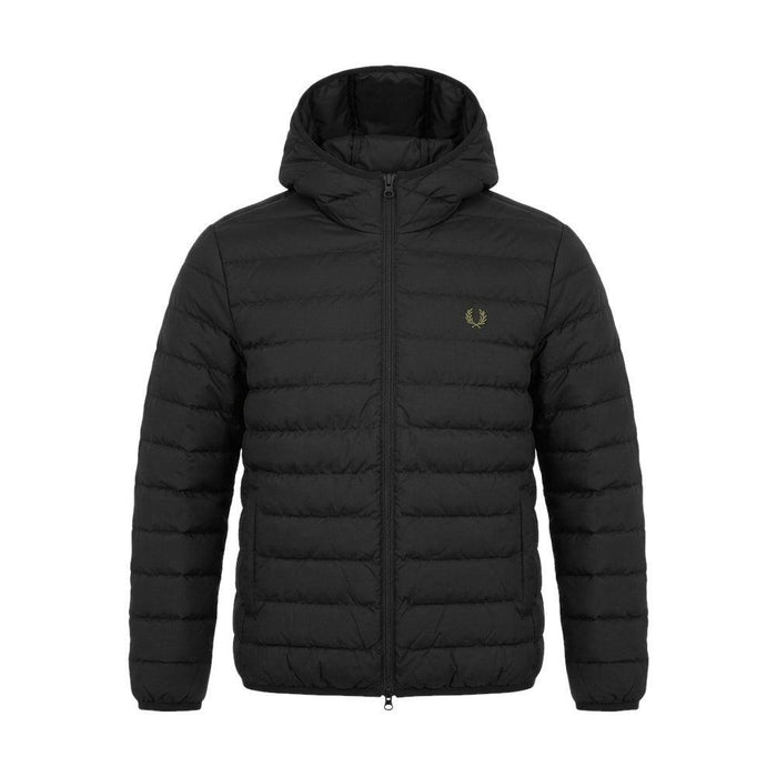 Fred Perry Hooded Insulated Jacket Black