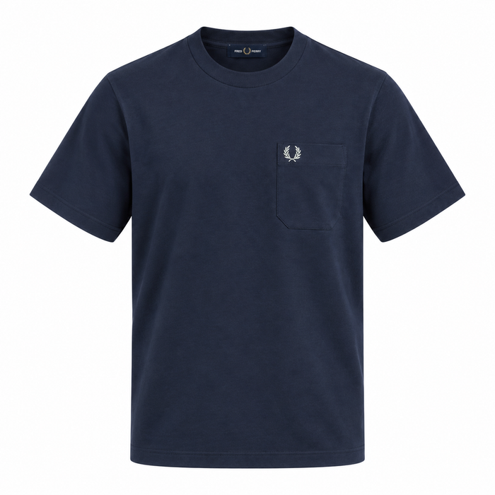 Fred Perry Relaxed Pocket T-Shirt Dark Airforce