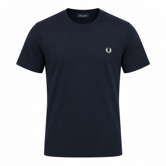 Fred Perry Ringer T-Shirt Navy