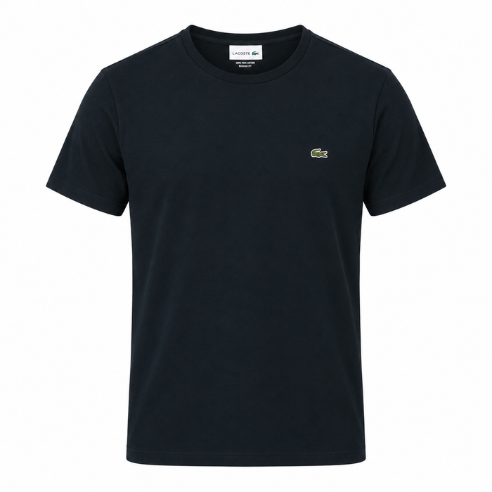 Lacoste Cotton Pima Crew Neck T-Shirt Dark Green