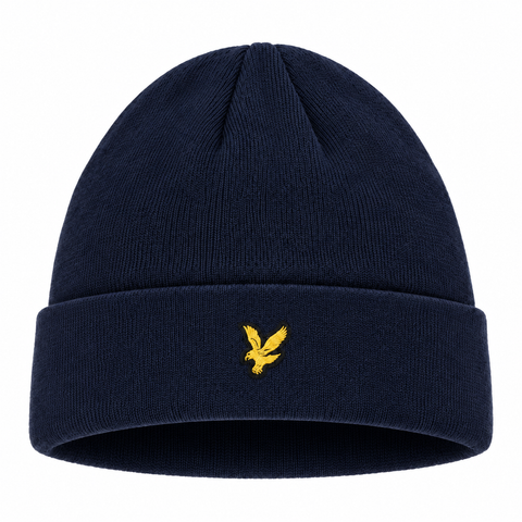 Lyle & Scott Basic Beanie Hat Dark Navy