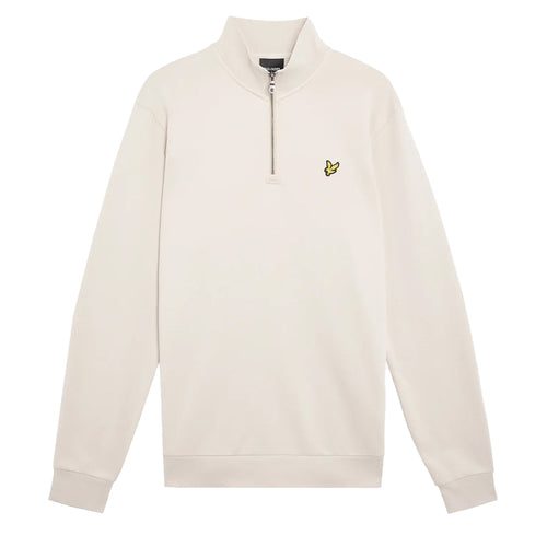 Lyle & Scott Cotton Loopback 1/4 Zip Sweatshirt Cove
