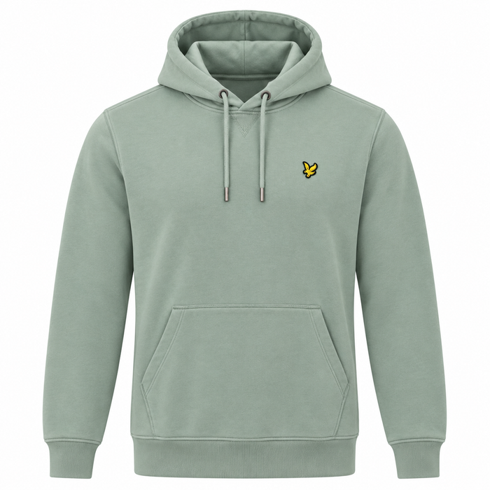 Lyle & Scott Heavyweight Loopback Hoodie Slate Shadow Grey
