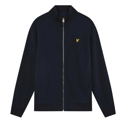 Lyle & Scott Pique Track Top Jacket Dark Navy