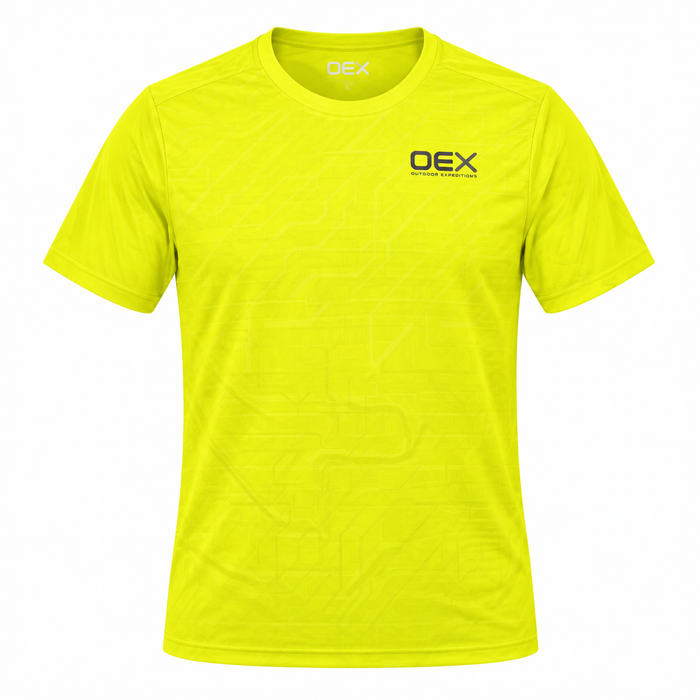 OEX Helmer T-Shirt Acidic Lime