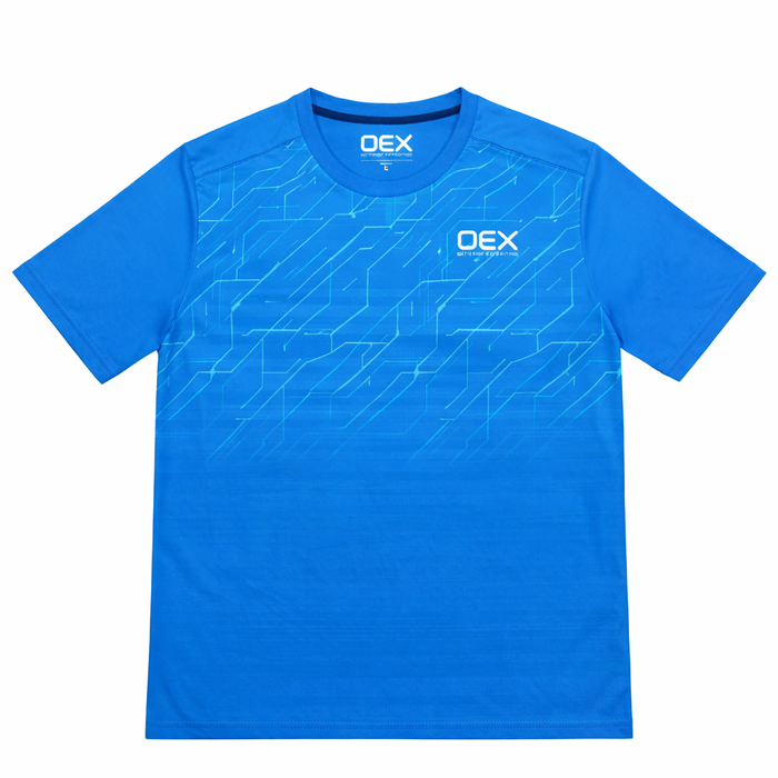 OEX Helmer T-Shirt Azure