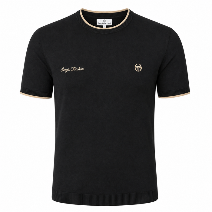 Sergio Tacchini Conte T-Shirt Black