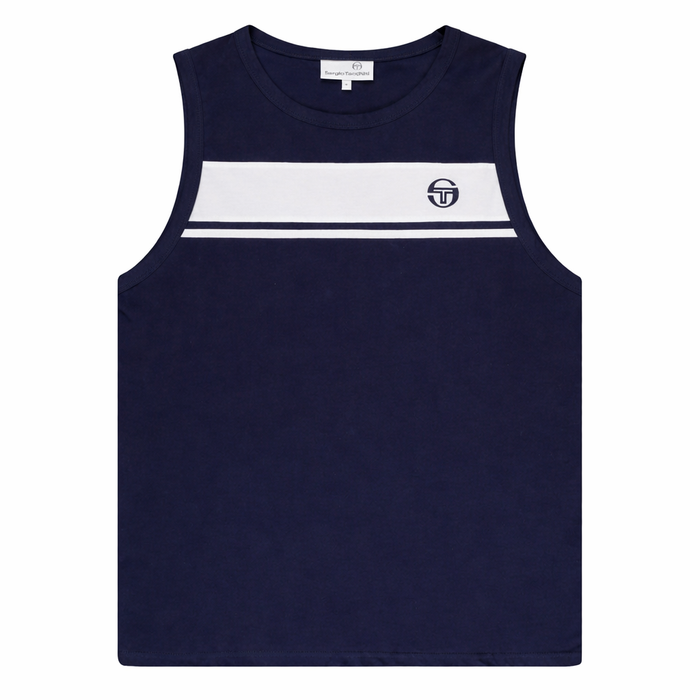 Sergio Tacchini Damarindo Vest Maritime Blue/White