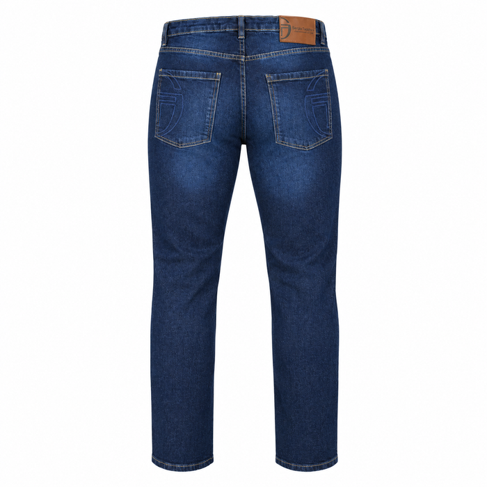 Sergio Tacchini Forza Straight Fit Jeans Indigo Wash