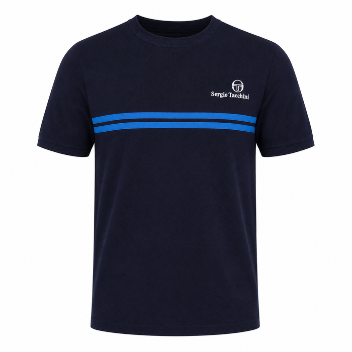 Sergio Tacchini New Supermac T-Shirt Maritime Blue/Princess Blue
