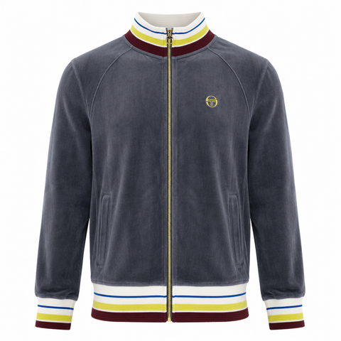 Sergio Tacchini Sartori Velour Track Top Jacket Turbulence