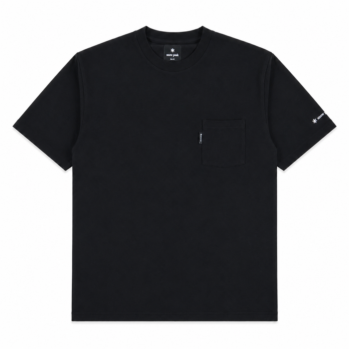 Snow Peak Pocket T-Shirt Black