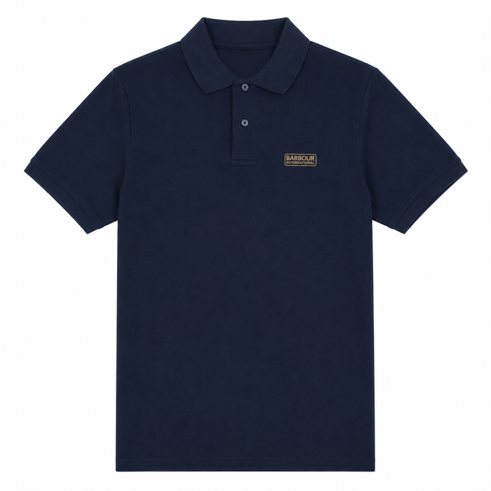 Barbour International Essential Polo Shirt Navy Blazer