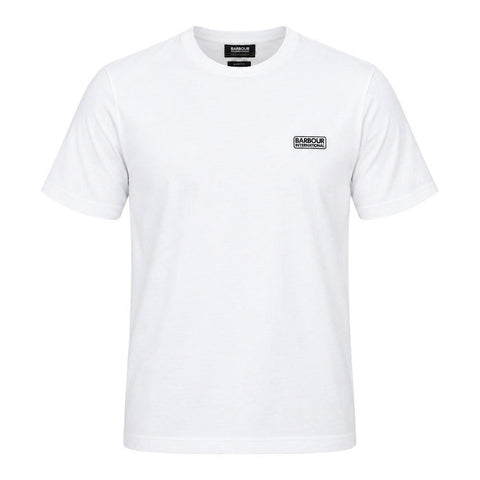 Barbour International Small Logo T-Shirt White/Black