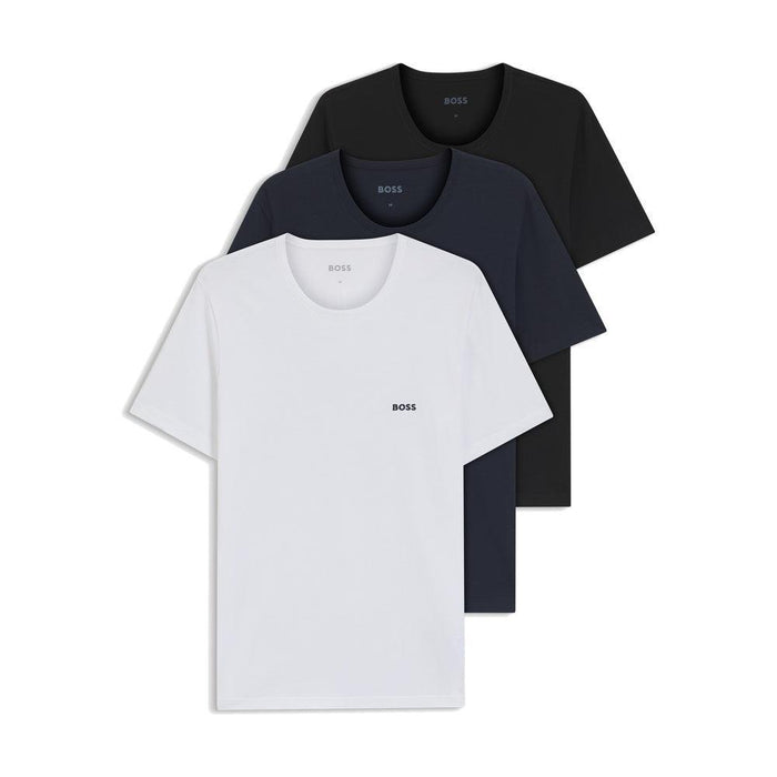 BOSS 3 Pack Classic T-Shirts White/Navy/Black