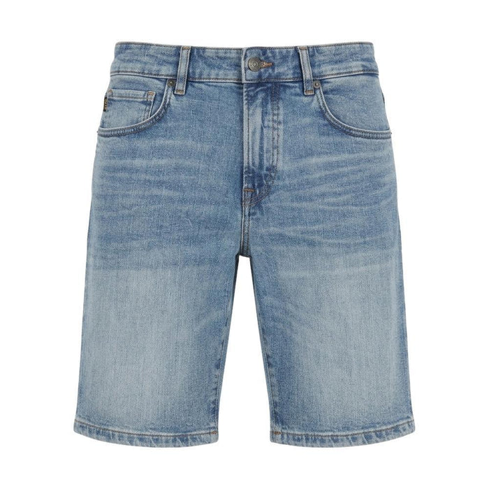 BOSS Re.Maine Denim Shorts Light Blue