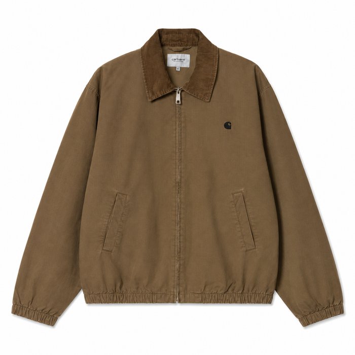 Carhartt WIP Madison Ripstop Jacket Dark Beech/Black Garment Dyed