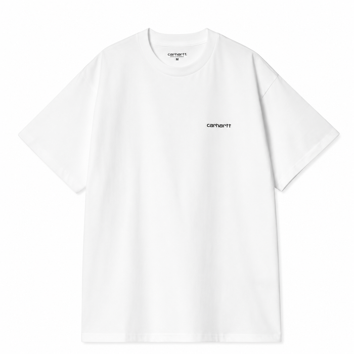 Carhartt WIP Script Embroidery T-Shirt White/Black