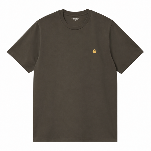 Carhartt WIP S/S Chase T-Shirt Shungite/Gold