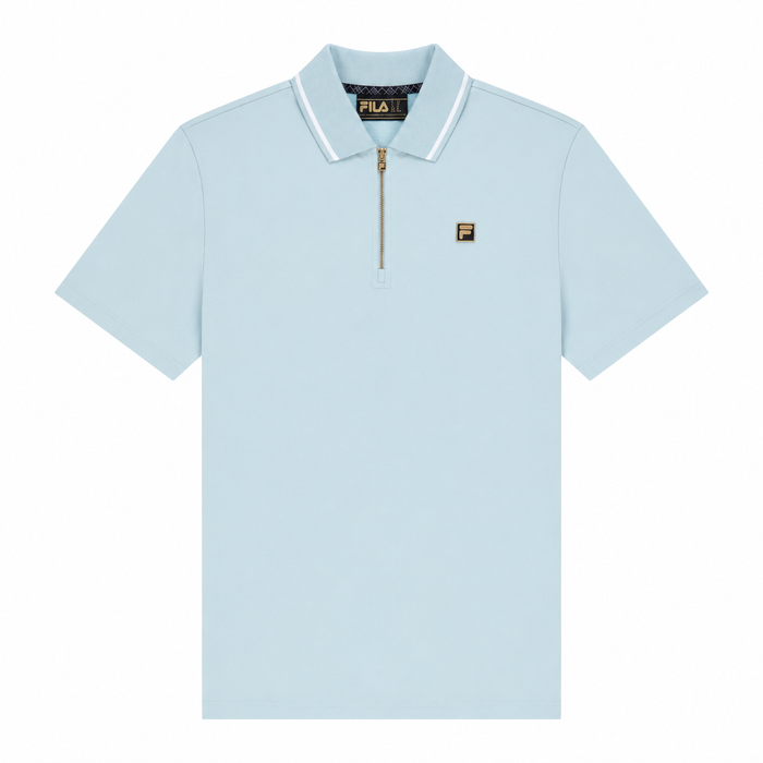 Fila Gold Lemar 2 Premium Zip Polo Sterling Blue