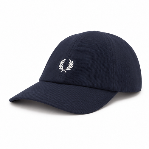 Fred Perry Piqué Classic Cap Navy/Snow White