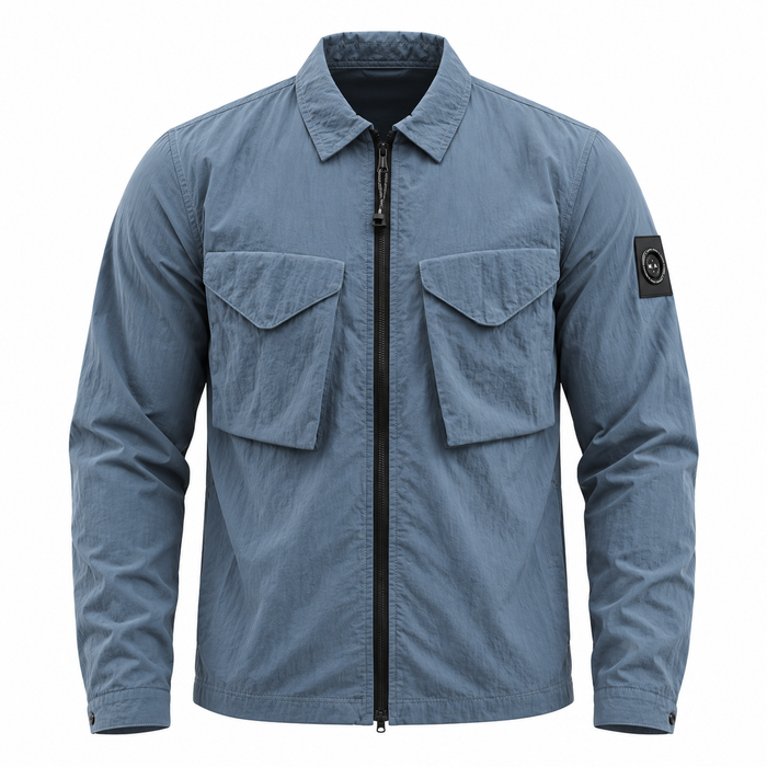 Marshall Artist Cayton Overshirt Storm Grey