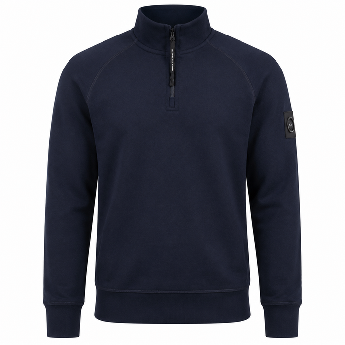 Marshall Artist Siren 1/4 Zip Sweatshirt Navy