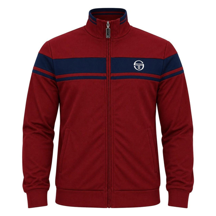 Sergio Tacchini Damarindo Track Top Jacket Merlot/Maritime Blue