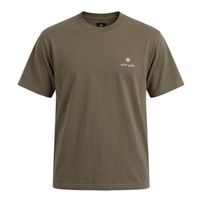 Snow Peak Logo T-Shirt Dark Beige