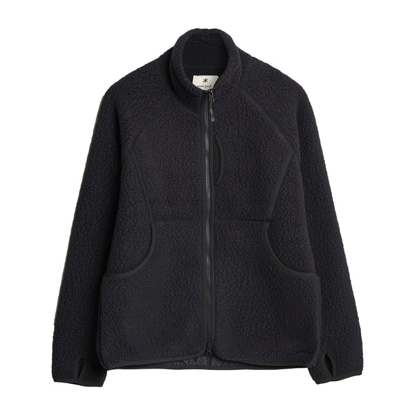 Snow Peak Thermal Boa Fleece Jacket Black