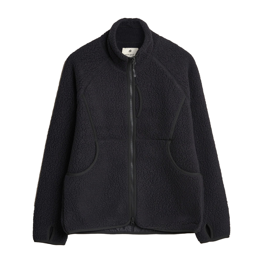 Snow Peak Thermal Boa Fleece Jacket Black