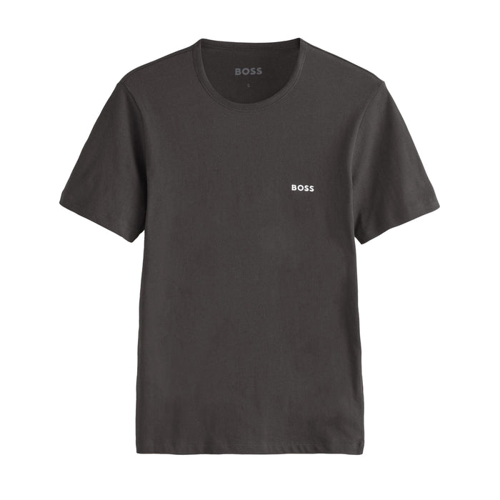 BOSS Cotton Basic T-Shirt Charcoal Grey