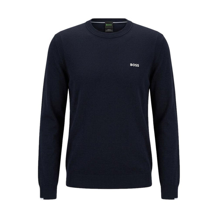 BOSS Ever-X Crew Neck Jumper Dark Blue