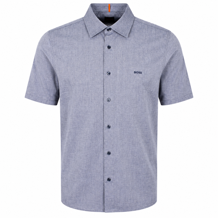 BOSS Rash Shirt Navy